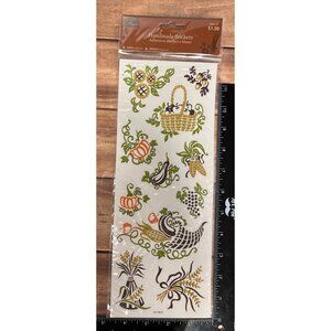 Handmade Stickers Autumn HARVEST Themed Craft CLT00108L05 EMBELLISHMENT